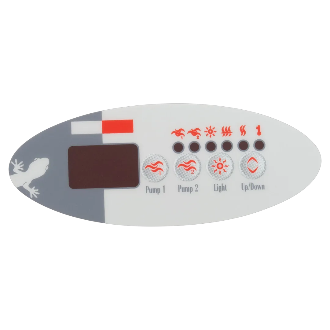 Gecko TSC-9-GE2 Spa Keypad Overlay