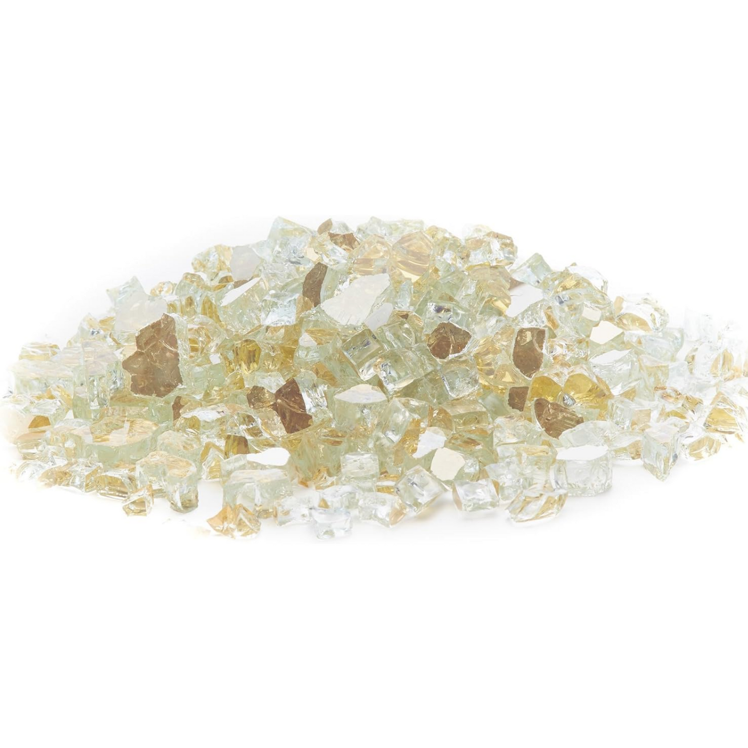 The Outdoor Plus Gold Reflective Glass Fire Media, 25 lb, 1/4" | OPT-144GL