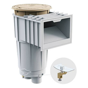 Hayward 2" SKT Tan Gunite SkimMaster Skimmer with Float Valvee, SP1072S210FVA