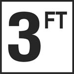 Inlays 3' Depth Marker, Ceramic | C620030