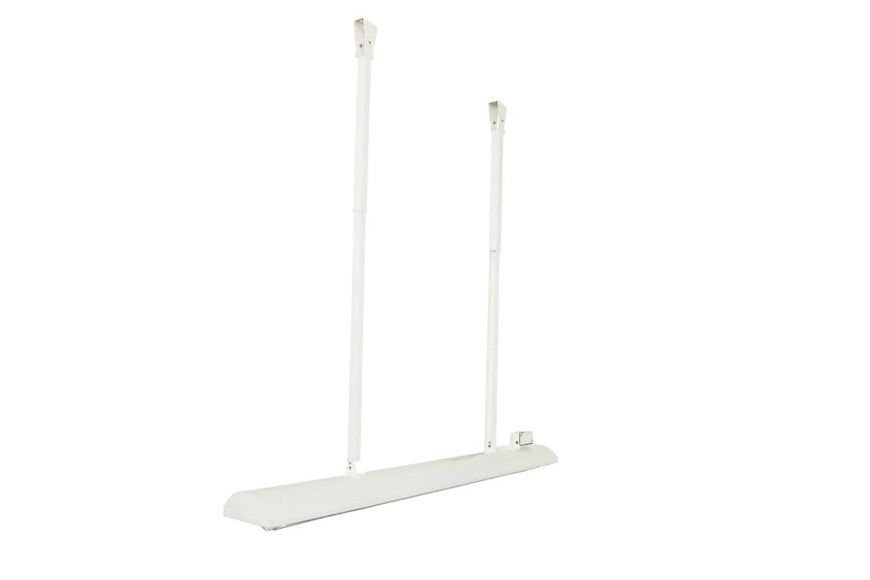 Infratech Drop Mount Extension Pole, Up to 6', White | 13 1246WH
