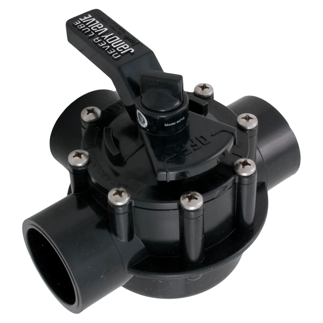 Jandy 4715 Never Lube 3-Port Diverter Valve 1.5 to 2 in