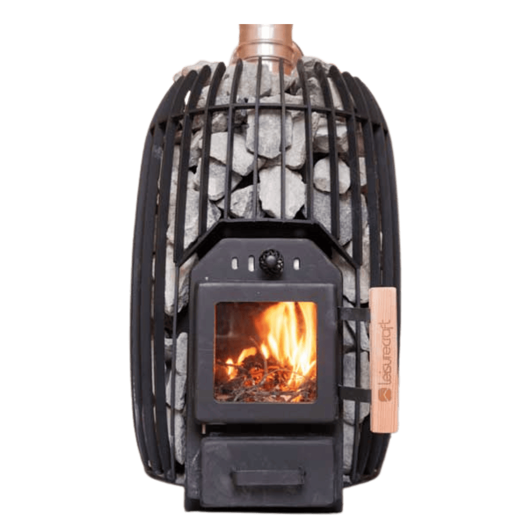 Leisurecraft TimberGlow 14 Sauna Heater w/Stones, Floor/Wall Shield