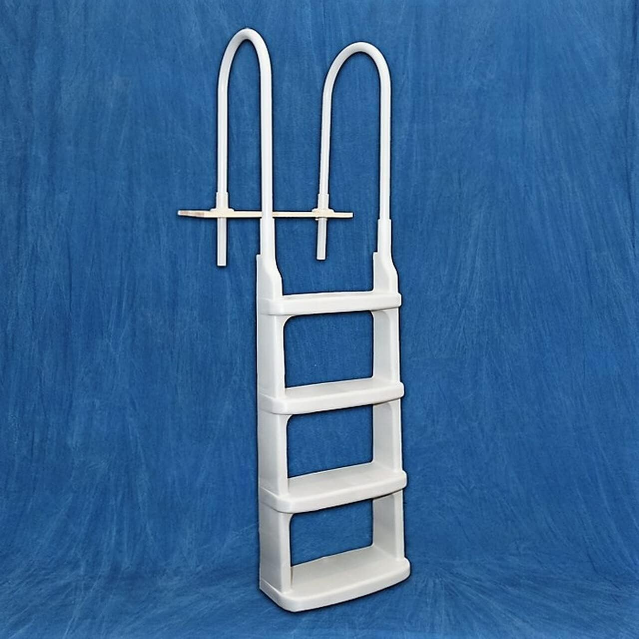 Main Access Easy Incline Pool Deck Ladder, White, 48" to 54" | 200200