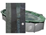 Above Ground Pool Mesh Winter Pool Cover 21' RD
