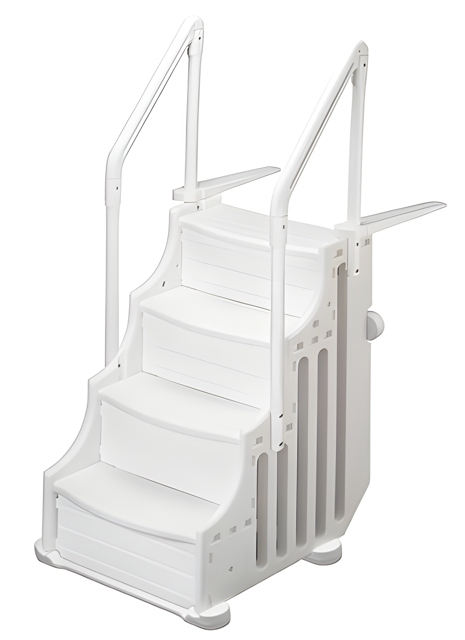 Ocean Blue Mighty Step Above Ground Step Ladder 30", White | 400600