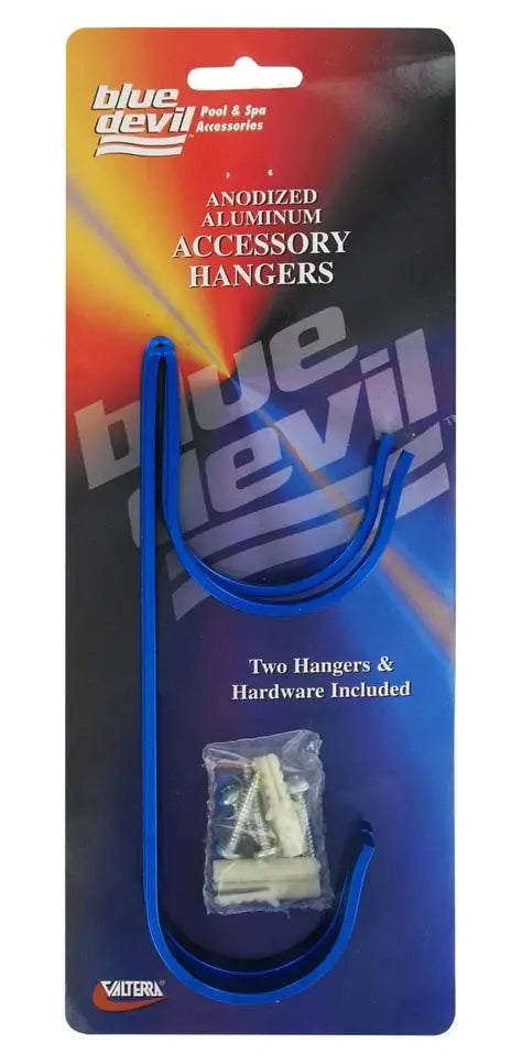 Valterra Blue Devil Aluminum 2-Hook Pool Pole Hanger | B8030CValterra Blue Devil Aluminum 2-Hook Pool Pole Hanger | B8030C