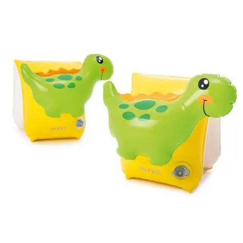 Dinosaur Inflatable Arm Bands for Kids | Intex 32132J | Pool Safety FloatiesDinosaur Inflatable Arm Bands for Kids | Intex 32132J | Pool Safety Floaties