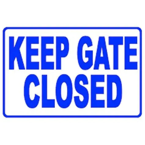 Keep Gate Closed Pool Safety Sign 18" x 12" | Poolmaster 40316Keep Gate Closed Pool Safety Sign 18" x 12" | Poolmaster 40316