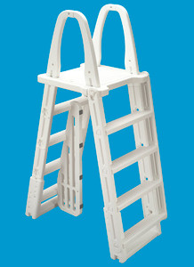 Ocean Blue 48"- 56" A-Frame Above Ground Ladder, 400200