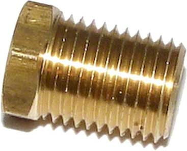 1/4" Brass Plug, P0026800
