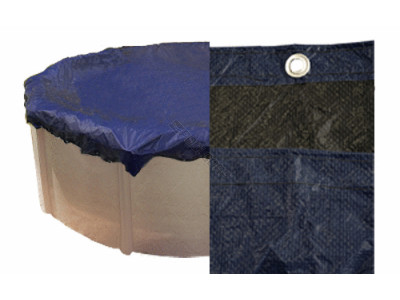 PoolTux Royal 30" Round Solid Above Ground Pool Winter Cover, 7734AU