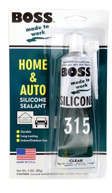 American Granby Clear Silicon Sealant Tube 3 oz - PLB103C