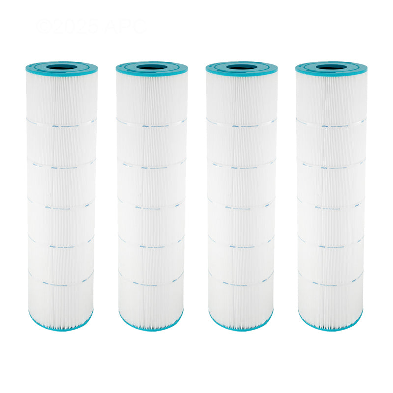 APC747204 Replacement Filter Cartridge, 4-Pack, 125 Sq Ft for Pentair