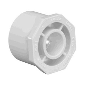 Lasco 3" x 1.5" White SP x Slip SCH40 Reducer Bushing, 437-337