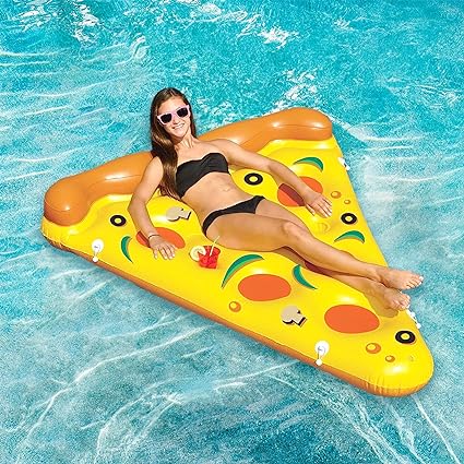 PoolPizza Slice Inflatable Pool Float