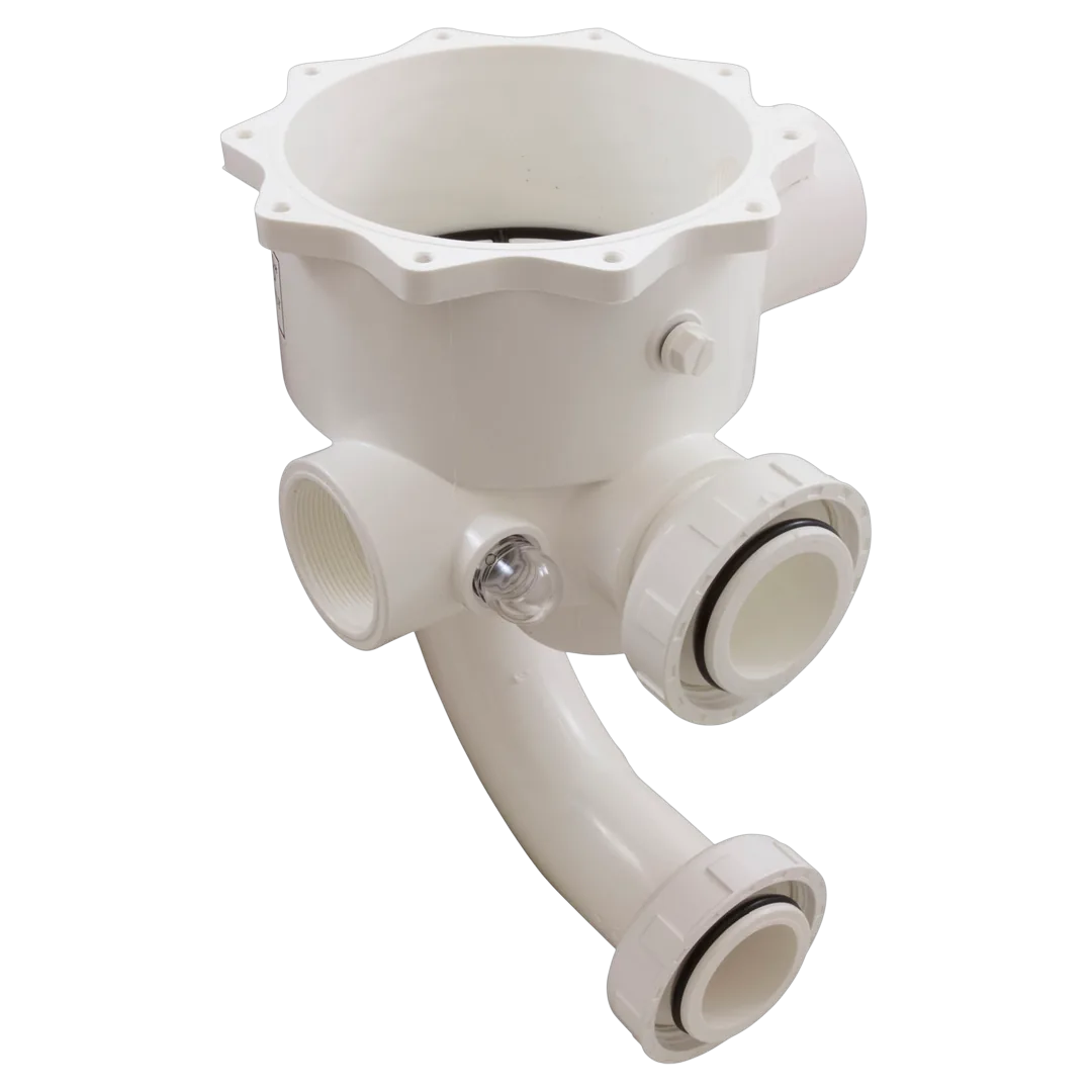 Praher E-55-S2PP3 Body Assembly for SM2-PP3 Valve, 2 in, White