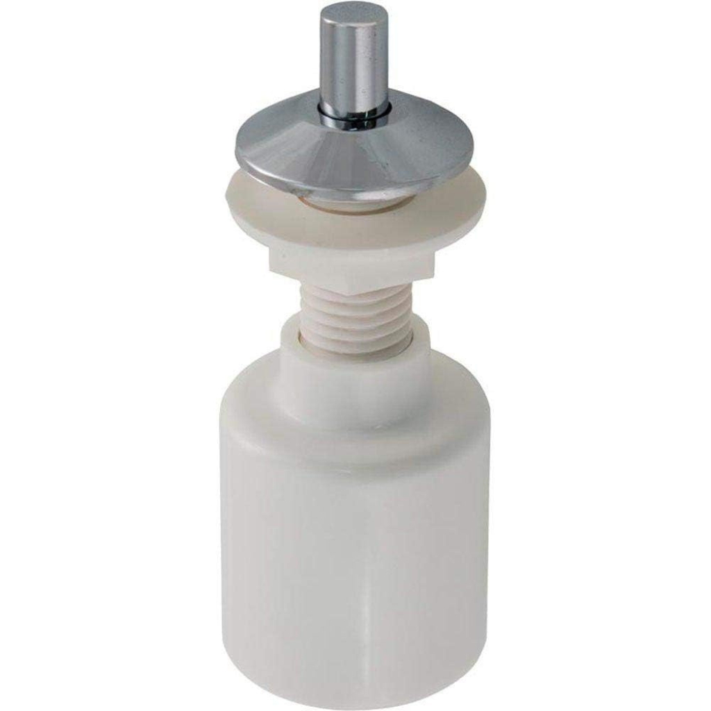PresAir Air Button, Short, Chrome | B513CS