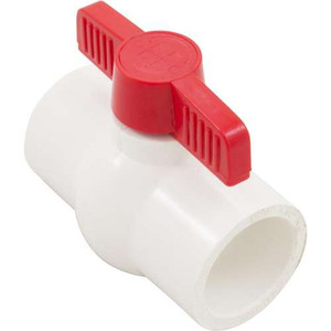 Hayward 1.5" White Compact Ball Valve, QVC1015SSEW