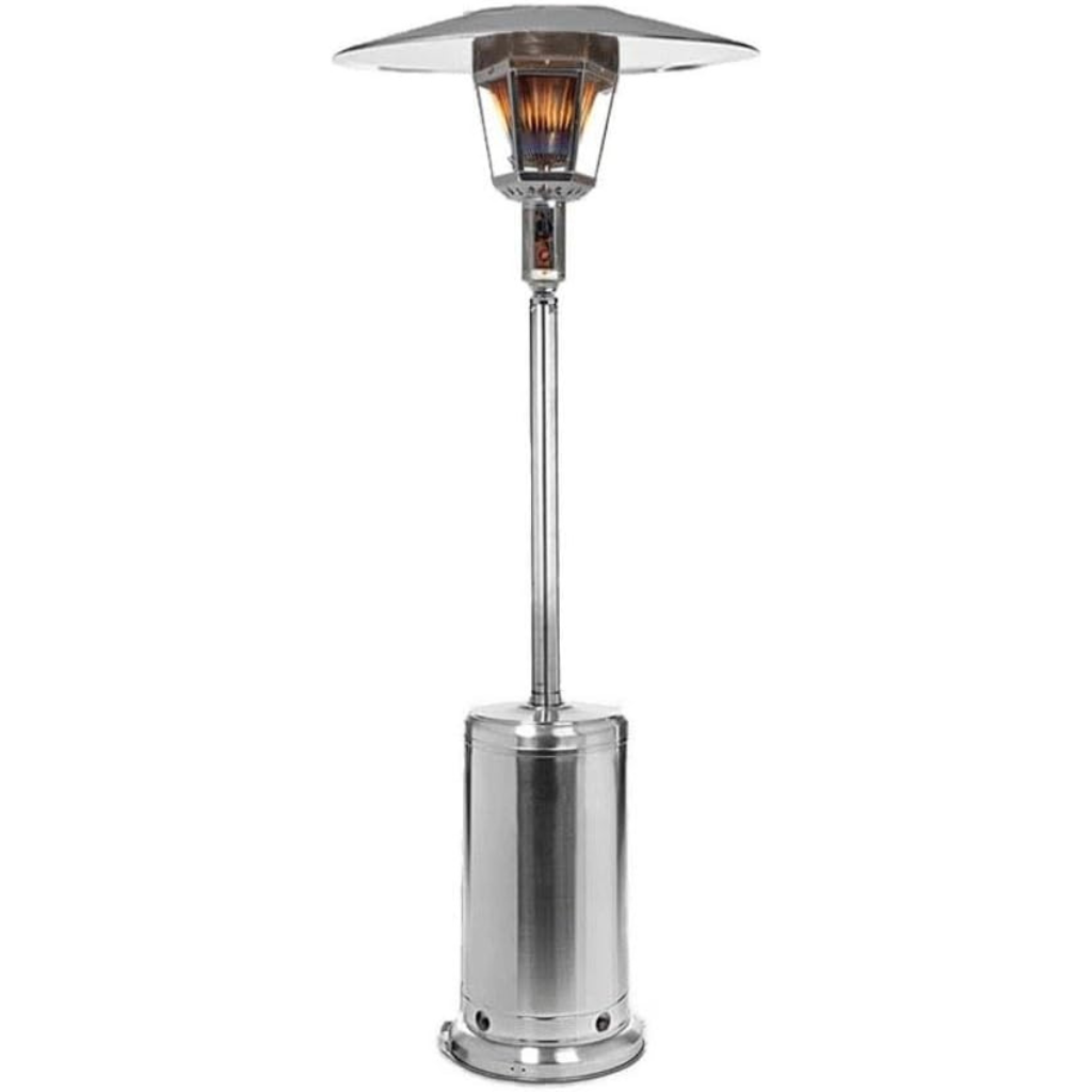 RADtec Real Flame Patio Heater, 96", 40,000 BTU, Propane, Stainless Steel | RF1-MT-STN-STL