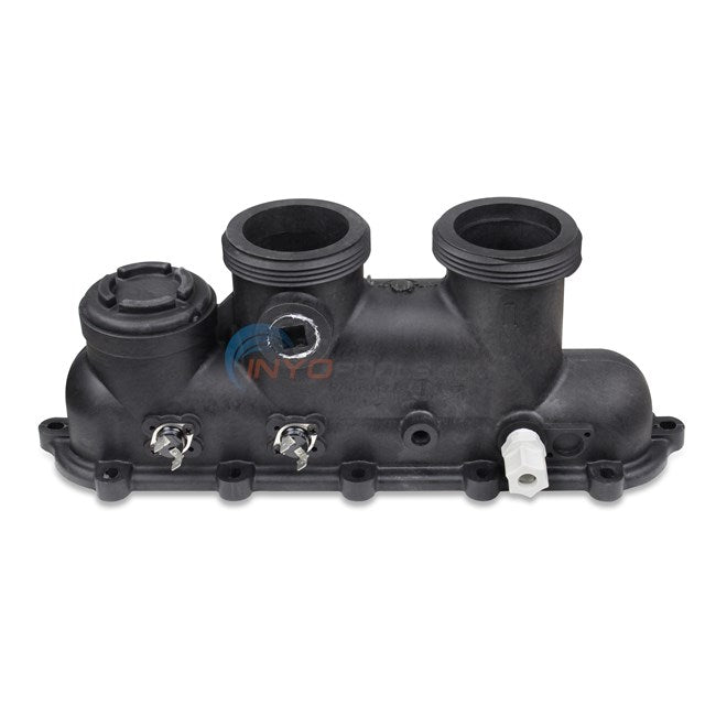 006827F Raypak Inlet & Outlet Header Assembly for Polymer Pool Heaters006827F Raypak Inlet & Outlet Header Assembly for Polymer Pool Heaters
