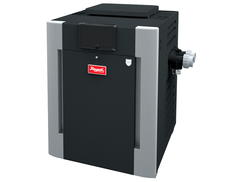 Raypak Pool Heater, 266K BTU, Natural Gas, Digital Ignition, Copper Heat Exchanger, 0-2000 Ft. Elevation, P-R266A-EN-C