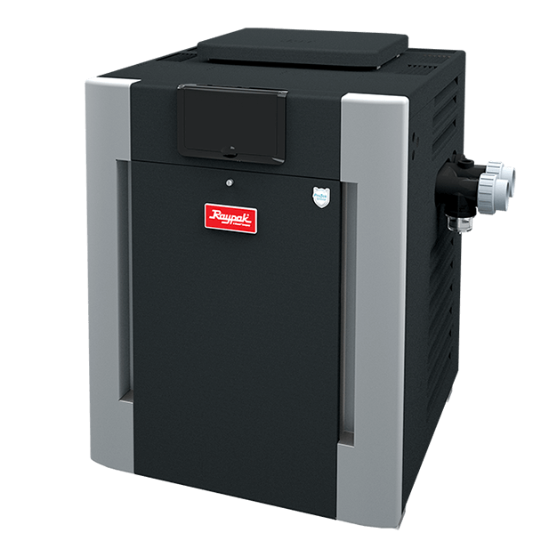 (Discontinued) Raypak 332,500 BTU Millivolt Natural Gas Pool and Spa Heater w/ Riser