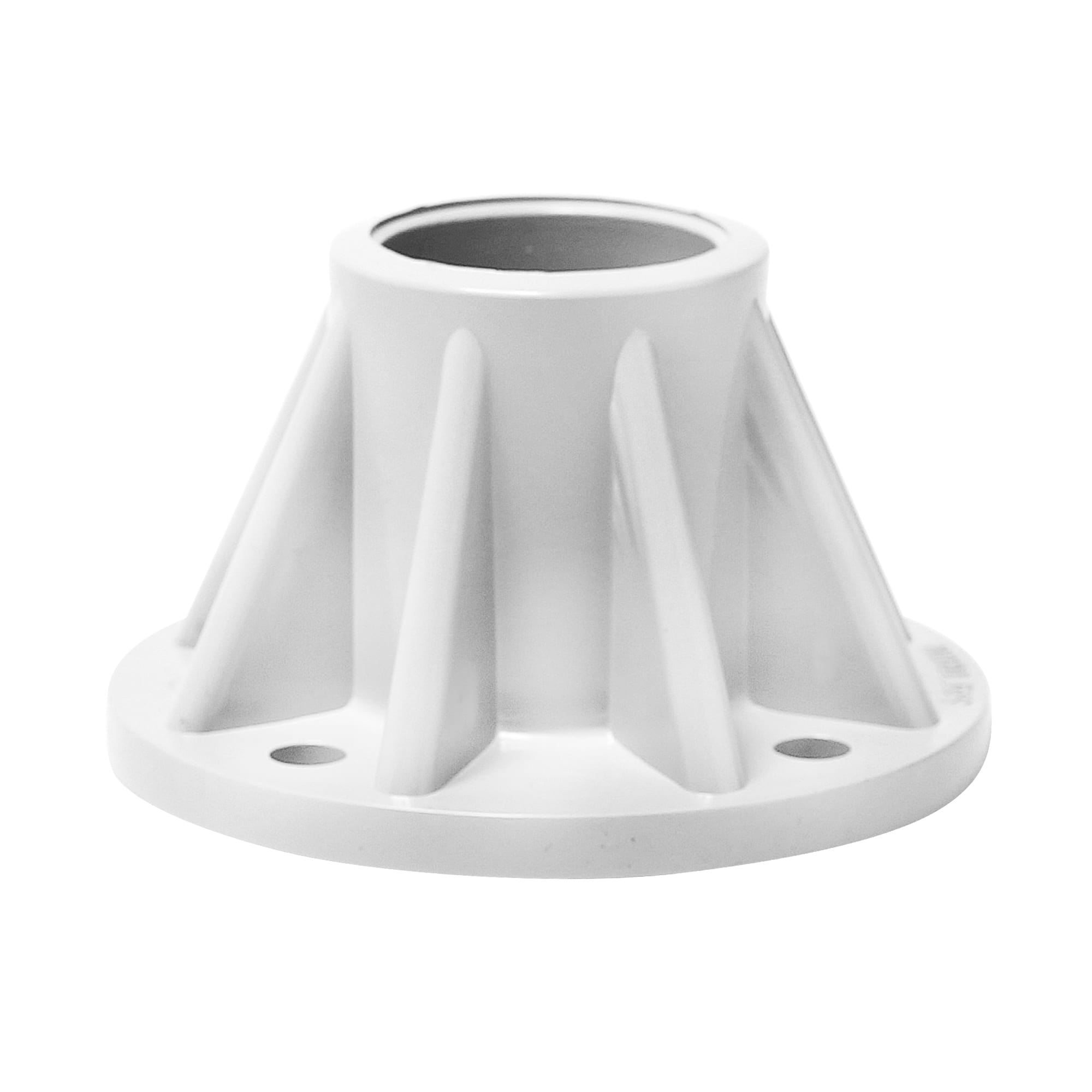 Saftron 3" Surface Mounting Base, White (Single) - SB-3-W