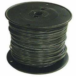 Southwire 12 AWG 6000" Solid THHN Copper Conductor 500' Black, 11587301