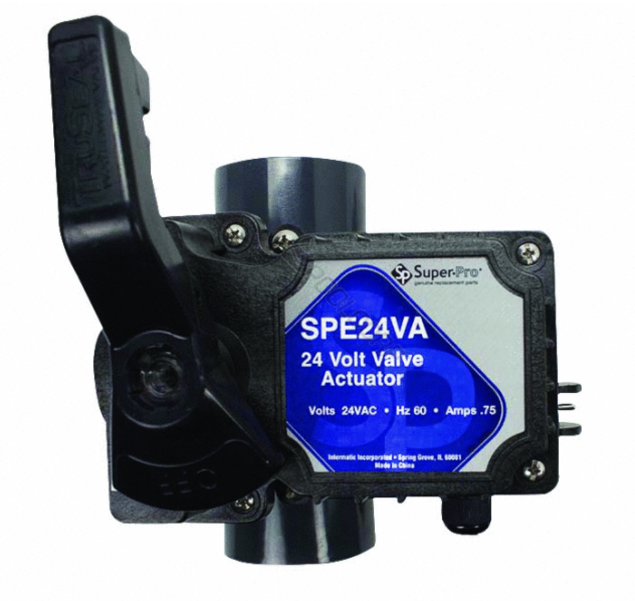 SuperPro 24V 180-Degree Valve Actuator with 25' Cord