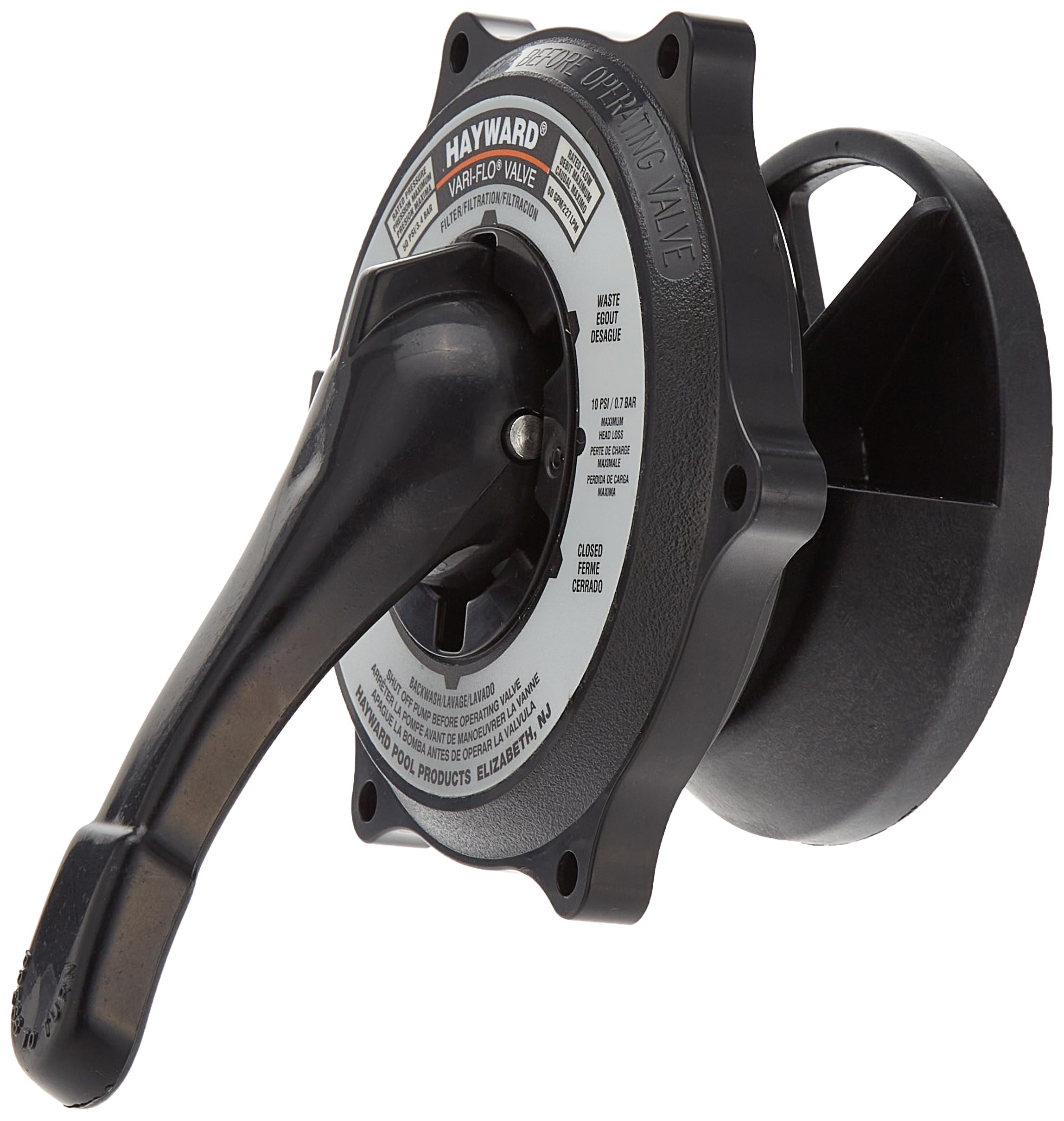 Hayward Multiport Key, Cover & Handle Assembly (Brown) - SPX0710XBA17