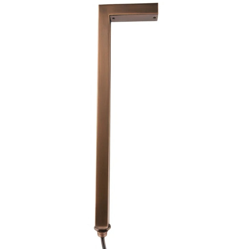 Sollos P90 Right Angle Path Light - Textured Bronze