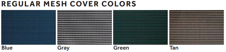 Tara 12' x 20' Standard Mesh In-Ground Pool Safety Cover, 5x5 Grid, No Step
