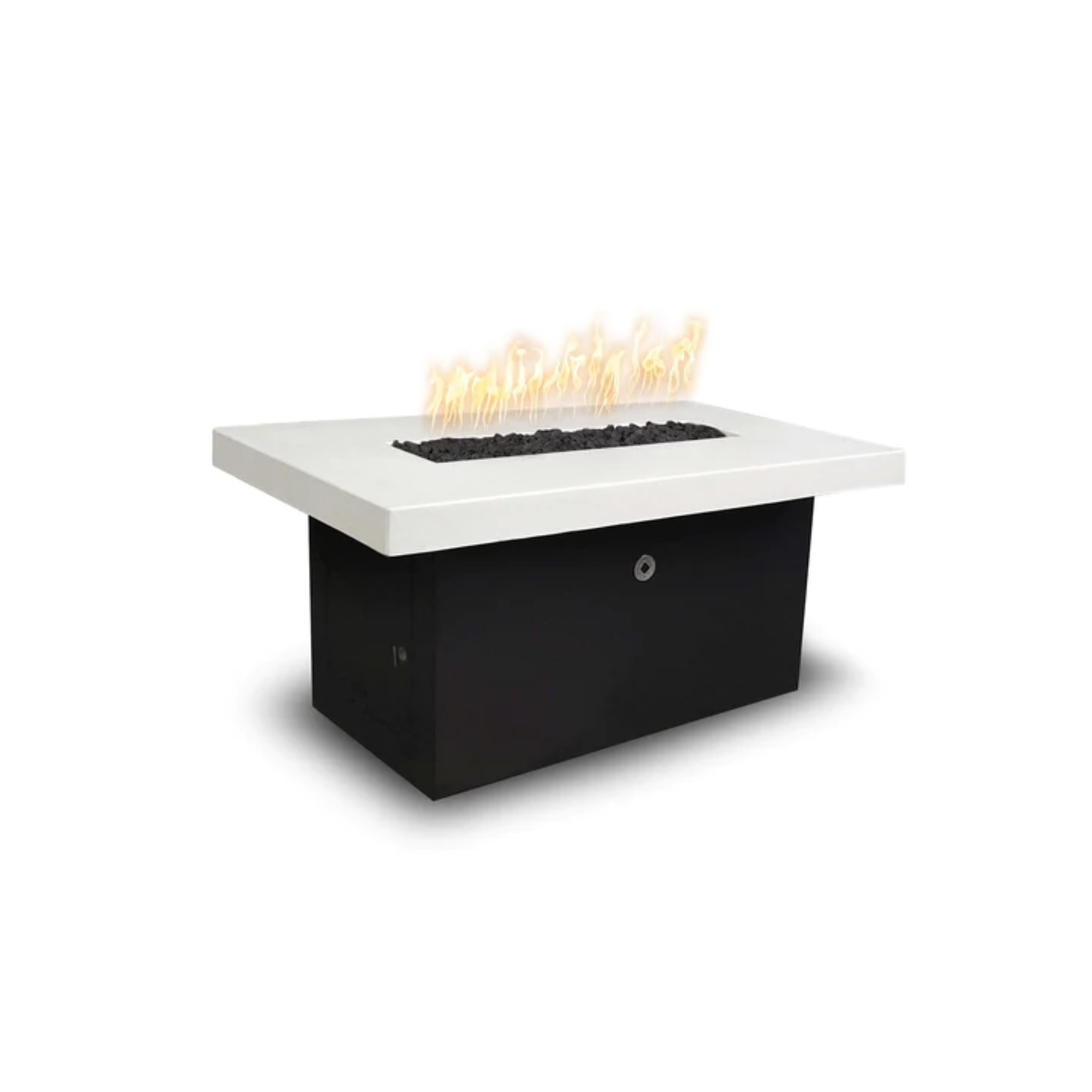 The Outdoor Plus Alberta Fire Table, 36", Rectangular, GFRC Concrete | OPT-ALBPC36