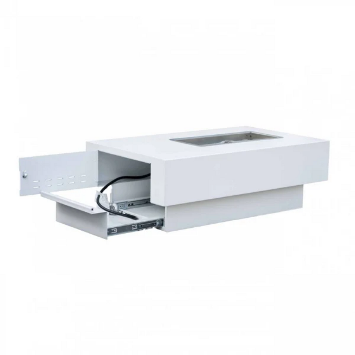 The Outdoor Plus San Juan Fire Pit, 48", Rectangular, Stainless Steel | OPT-SANJSS48