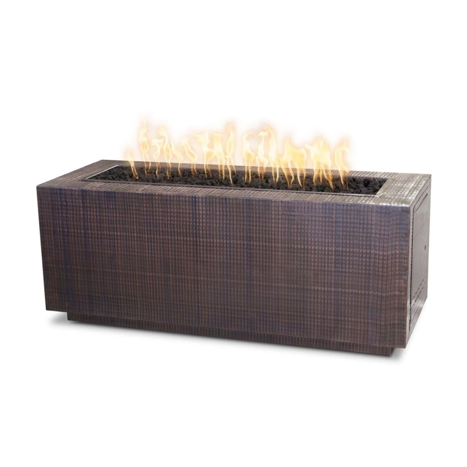 The Outdoor Plus Pismo Fire Pit, 48", Rectangular, Copper | OPT-CPRT4824