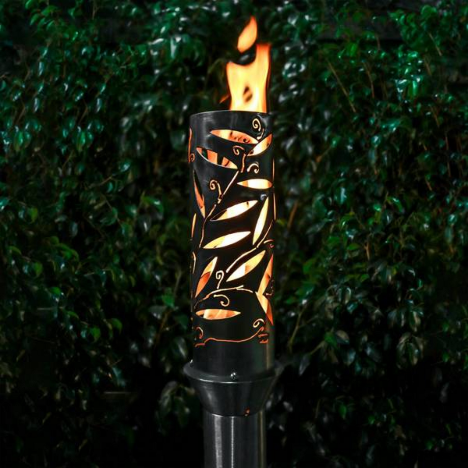 The Outdoor Plus Havana Original TOP Torch & Post Complete, Stainless Steel, Propane | OPT-TPK15LP