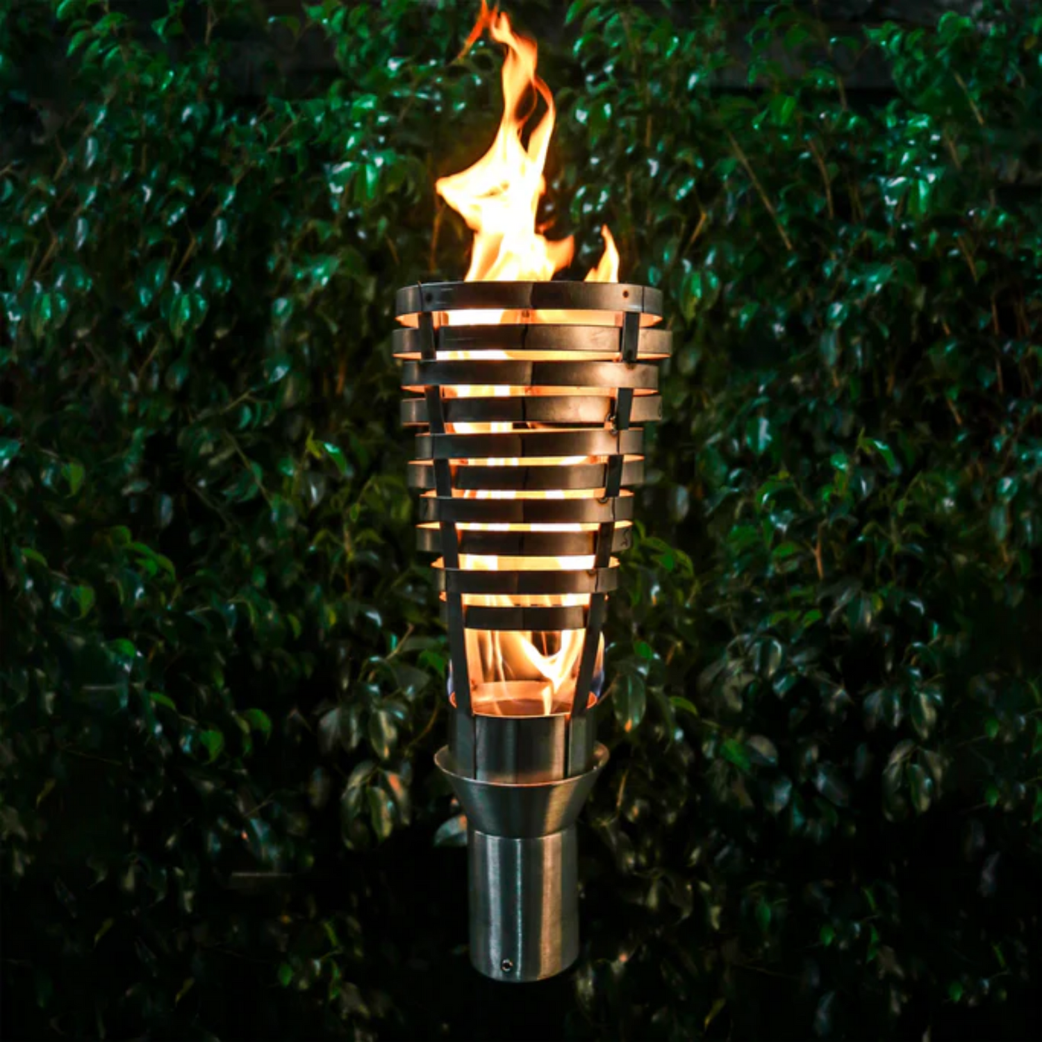 The Outdoor Plus Hercules Original TOP Torch & Post Complete, Stainless Steel, Natural Gas | OPT-TPK5NG
