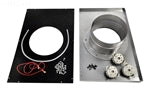 Hayward UHXNEGVT13508 Indoor Adapter Kit for Universal H-Series H350 Heaters 8"