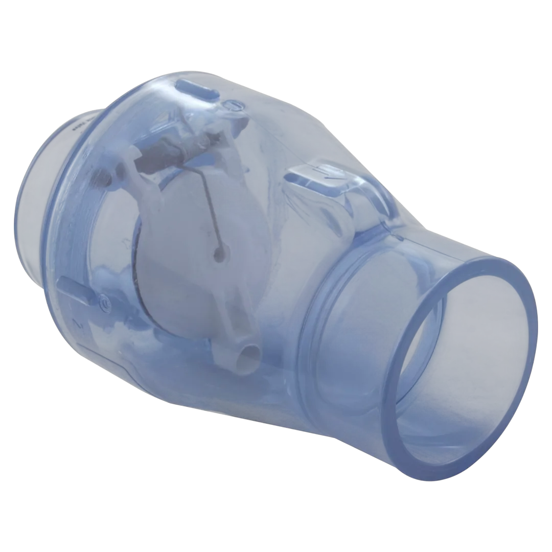 Valterra 200-C20 2 in. Slip x Slip Clear PVC Swing/Spring Check Valve