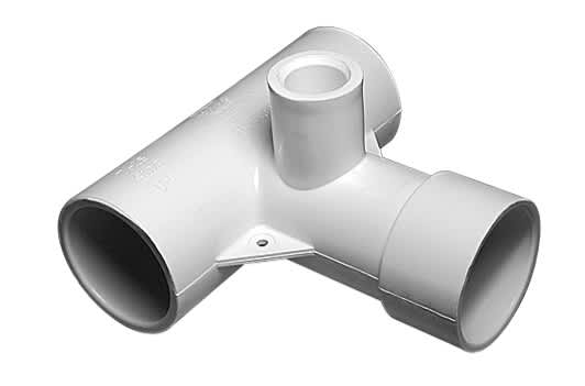 Waterway Plastics Venturi Jet Double Tee, 1-1/2" Socket | 212-3370