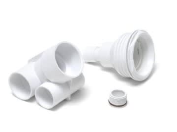 Waterway Plastics Power Storm Thread-In Gunite Spa Jet Tee Body | 229-1210
