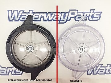 Waterway Plastics Champion Pump Lid and Nut, Replacement | 319-4100