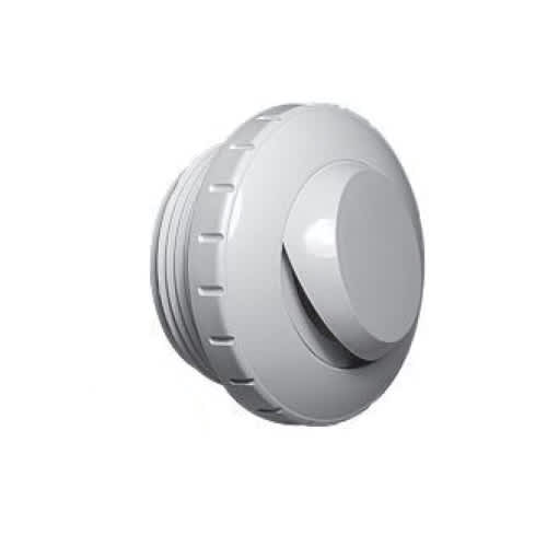 Waterway Plastics Eyeball Fitting, Slot Opening, MPT, White, Replacement | 400-1410A