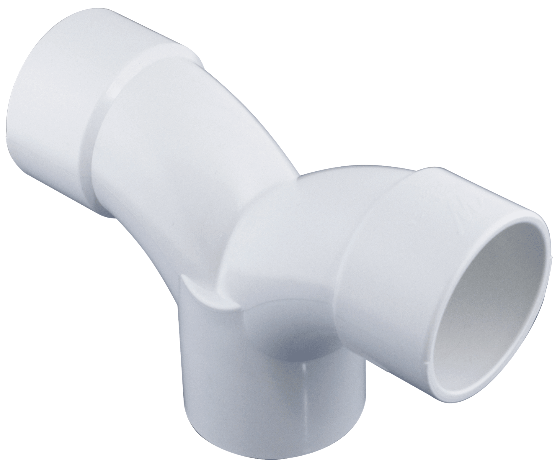 Waterway Plastics Sanitary Sweep Tee, 2-1/2" x 2-1/2" x 2-1/2" | 413-2320