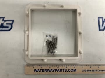 Waterway Plastics Front Access Spa Skimmer Mounting Plate with Screws | 550-1600