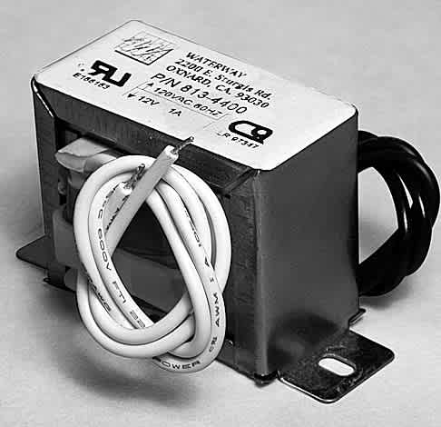 Waterway Plastics Spa Light Transformer, 1 Amp, 120V to 12V | 813-4400
