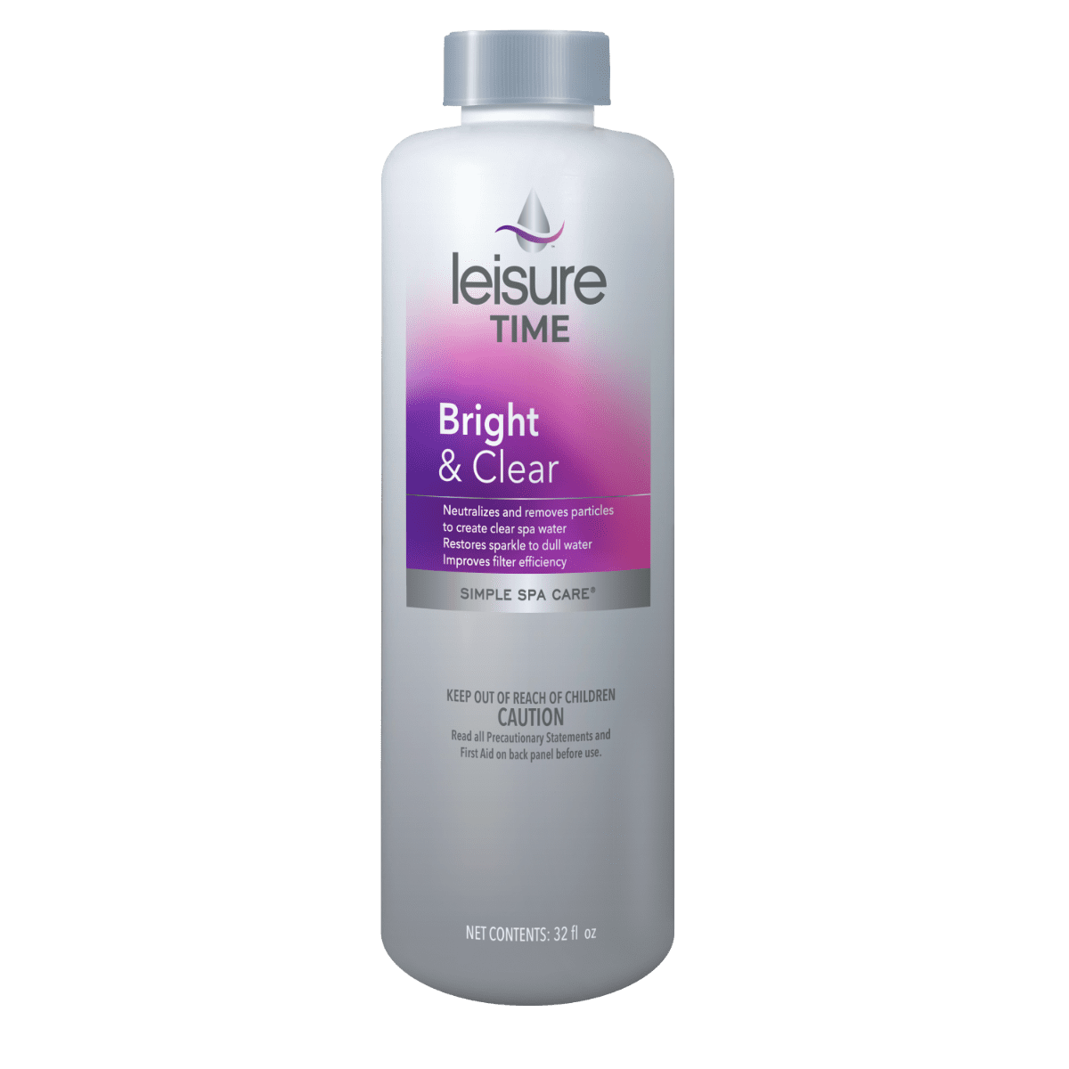 Leisure Time Bright & Clear Spa Water Clarifier for Hot Tubs – 32 oz | A-LTLeisure Time Bright & Clear Spa Water Clarifier for Hot Tubs – 32 oz | A-LT