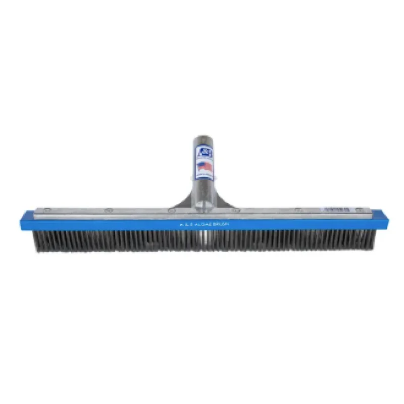A&B 18" Commercial Straight Algae Brush Stainless Steel | 5030-AB
