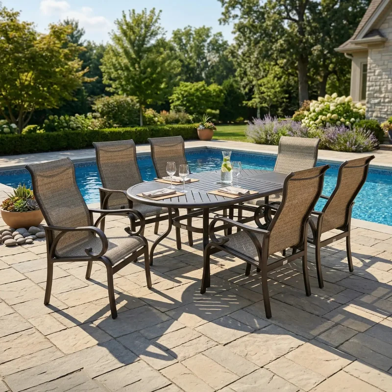 Aberdeen 7 Piece Oval Dining Group
